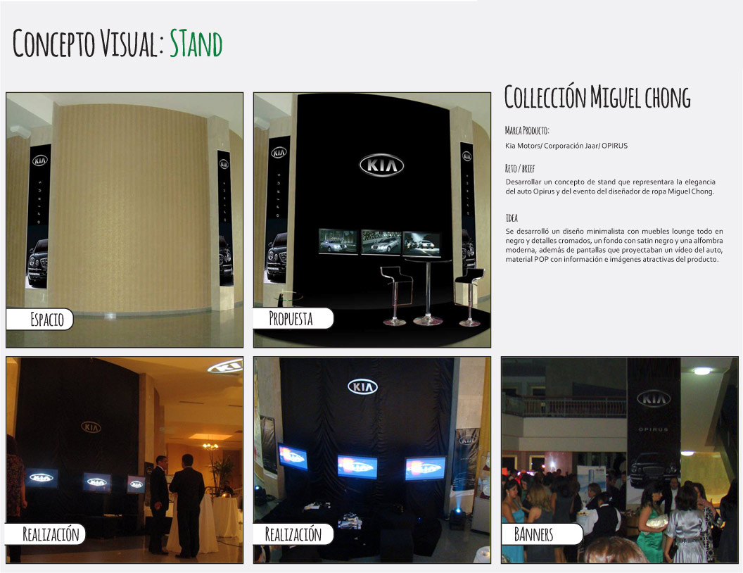STANDS KIA MOTORS