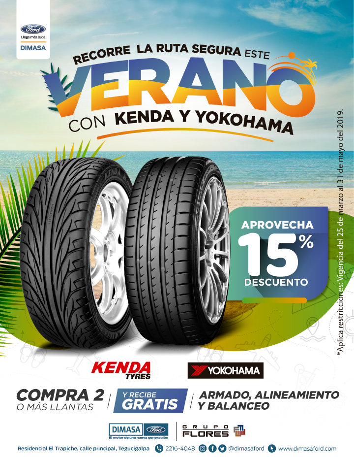 CAMPAÑA GRAFICA DE VERANO DIMASA FORD LLANTAS